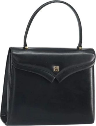 Givenchy Pre-owned Handbags, female, Black, Size: ONE SIZE Pre-owned Leather Handbag