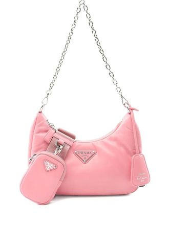 Prada Re-Edition 2005 shoulder bag - women - Leather - One Size - Pink