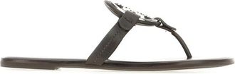 Tory Burch Flip Flops - Dames - Slippers - Bruin - 38 EU - Schoenen