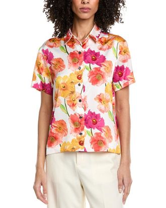 Karl Lagerfeld Karl Lagerfeld Conversational Camp Shirt