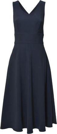 Aspesi Abito midi con scollo a V - Blu