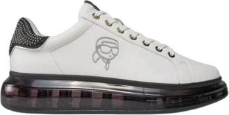 Karl Lagerfeld Ikon NFT Kapri Kushion Sneakers - Dames - Sneakers - Wit - 43 EU - Leer - Schoenen