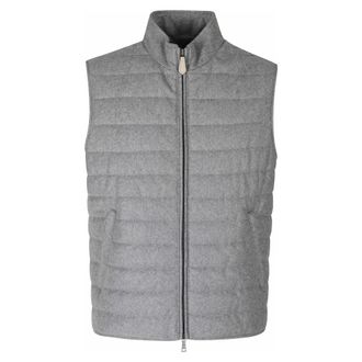 Seventy Chaleco de franela de lana - Jackets - Hombre - Gris - 2XL
