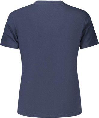Tommy Hilfiger Logo-Embroidered Cotton T-Shirt - Blue