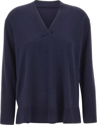 Elena Miro Truien Blauw - Dames - V-hals truien - Blauw - L - Truien & Vesten