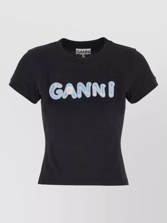 Ganni cotton t-shirt
