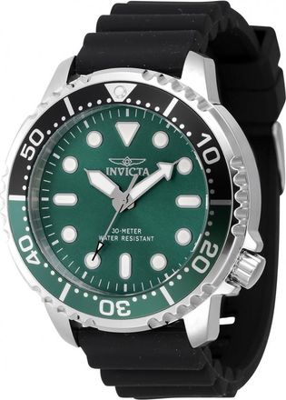 Invicta Pro Diver Quartz Green Dial Sprite Bezel Mens Watch 47223
