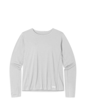 Stio | Womens Lucent Tee Shirt Long Sleeve, Size Extra Small in Quiet Grey Heather