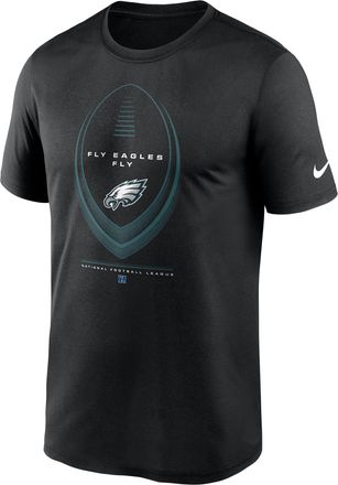 Nike Philadelphia Eagles Legend Icon Nike Mens Dri-FIT NFL T-Shirt in Black | NKGK00A86-NDB