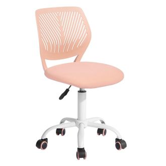 Urban Meuble Silla de exterior rosa con ruedas