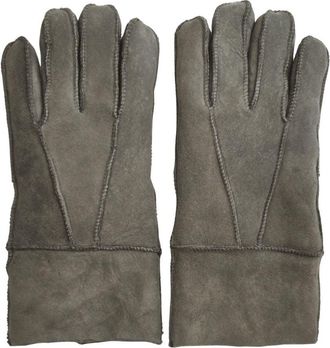 TruClothing Sheepskin Suede Leather Gloves Thermal Winter Warm