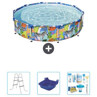 Bestway Piscina Bestway Steel Pro Redonda - Selva - 305x66 Cm - 6-piezas S22746