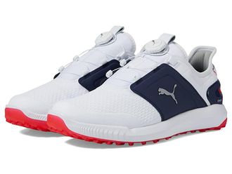 Puma Ignite Elevate Disc Golf Shoes Mens Shoes Puma White/Puma Silver/Puma Navy : 11.5 D - Medium, Textile