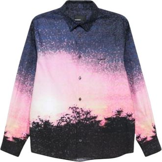 Rassvet Levendig All-Over Print Shirt - Heren - Casual Overhemden - Veelkleurig - XL - Overhemden