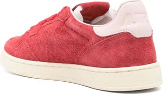 Autry Womens Sneaker Red Suede Rubber Sole