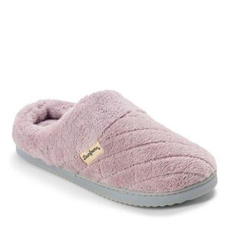 Dearfoams Libby Quilted Terry Clog Slipper in Frosted Plum at Nordstrom, Size X-Large