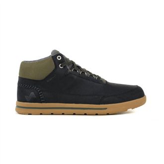 Forsake Mens Phil Mid Leather Sneakers In Black