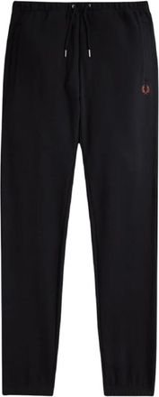 Fred Perry Premium French Terry Sportbroek - Heren - Sweatpants - Zwart - XL - Katoen - Broeken