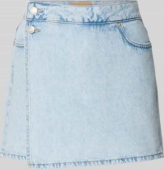 Jack & Jones Skort mit Knopfverschluss Modell GRETA in Hellblau, Gr&ouml;&szlig;e XL
