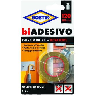 No Brand Bostik Nastro Biadesivo Esterniinterni 19mmx1,5m Bl