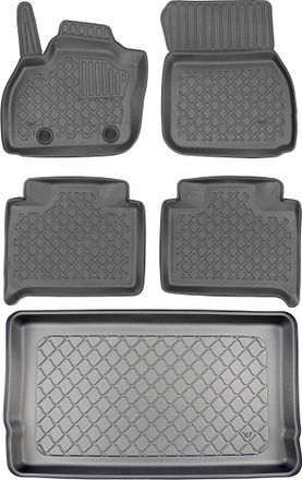 OEM Renault Zoe Hatchback Desde Junio De 2019. Juego De Alfombrillas Para Coche Y Maletero