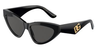 Dolce & Gabbana DG4439 501/87 Womens Sunglasses Black Size 55