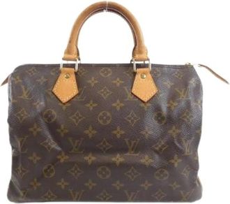 Louis Vuitton Pre-owned Handbags, female, Brown, Size: ONE SIZE Pre-owned Canvas Handbag