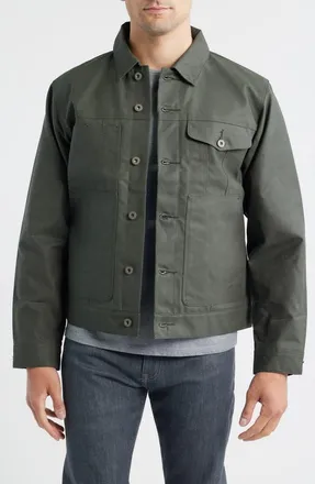 Filson Short Waxed Cotton Cruiser Jacket in Castor Gray at Nordstrom, Size Xx-Large