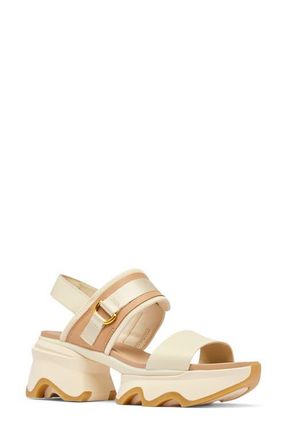 Sorel Kinetic Impact Slingback Sandal in Honey White/Sea Salt at Nordstrom, Size 7.5