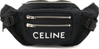 Celine Black White Nylon Sling Bag (Pre-Owned)