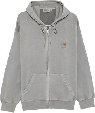 Carhartt Work in Progress Hooded sweatshirt met ritssluiting - Heren - Vesten met rits - Grijs - 2XL - Katoen - Hoodies & sweatvesten