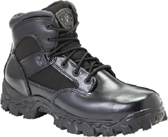 Rocky Mens Alpha Force Composite Toe Public Service Boot In Black