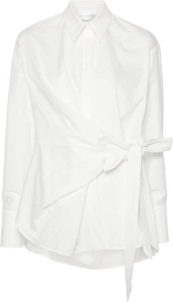 Christian Wijnants Taima shirt - women - Nylon - 36 - White