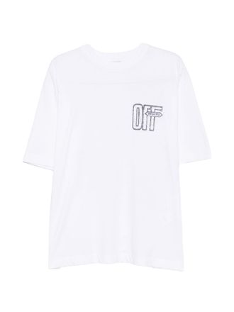 Off-white Maglietta in cotone Off White Motion Arrow Skate