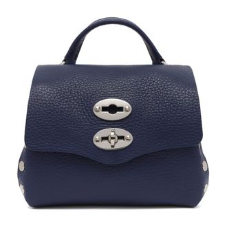 Zanellato Dames, Tassen, Blauw, Maat: ONE Size Leer