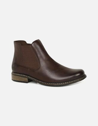 Rieker Womens Elton Womens Chelsea Boots - Brown - Size: 7.5