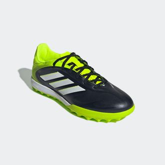 adidas Fussballschuh ADIDAS PERFORMANCE COPA PURE 3 LEAGUE KUNSTRASEN, Damen, Gr. 42,5, weiss (core schwarz, cloud wei&szlig;, lucid lemon), Synthetik, Schuhe Fuss