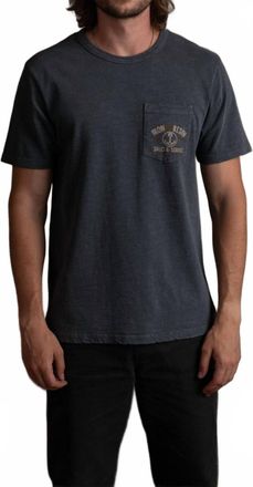 Iron And Resin Pegasus Pocket Tee In Black