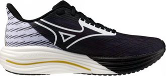 Mizuno Mens Wave Rider 29 Shoes In Origami Black/white