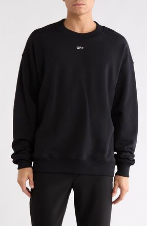 Off-white Skate Logo Sweatshirt in Black-White at Nordstrom Rack, Size Xx-Large