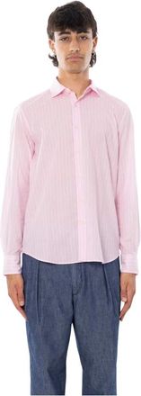 MC2 Saint Barth Chemise Ice Shirt - Heren - Casual Overhemden - Roze - M - Katoen - Overhemden