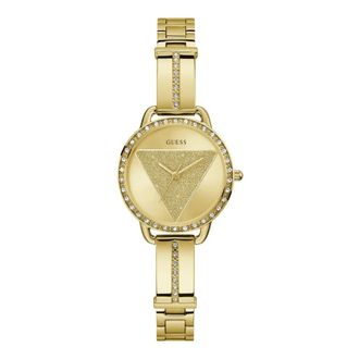 Guess Dames armbandhorloge goudkleurig GT TRI Bellini Gw 0914L2 - Dames - Horloges - Geel - ONE Size - Accessoires