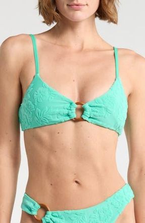 Dippin' Daisy's Swimwear Solar Triangle Bikini Top in Aqua Green at Nordstrom Rack, Size X-Large