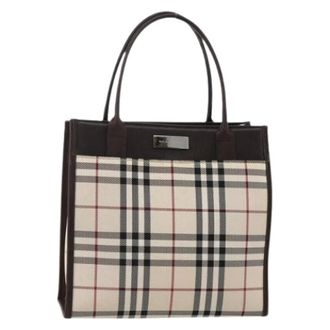 Burberry Pre-owned Handbags, female, Beige, Size: ONE SIZE Pre-owned Vintage Hand Bag