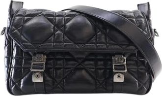 Dior Pre-owned Diorcamp Messenger Bag - Dames - Vintage Schoudertas - Zwart - ONE Size - Leer - Vintage