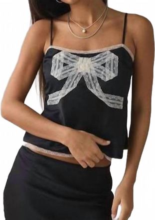 LoveShackFancy Arise Top In Black