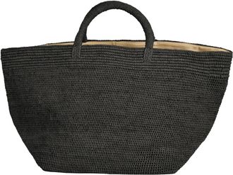 Ibeliv Vanilla Black - Dames - Shoppers - Zwart - ONE Size - Katoen - Tassen