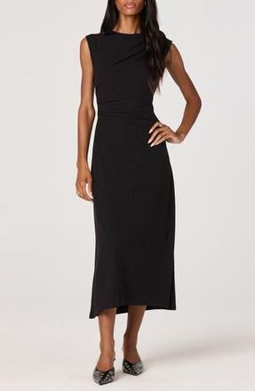 ASTR the Label Drape Sleeveless Midi Dress in Black at Nordstrom Rack, Size X-Small