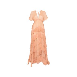 Mes Demoiselles... Maxi Dresses, female, Orange, Size: XS Charlotte Long Dress