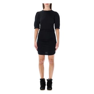 Isabel Marant Kleedjes, Dames, Zwart, S, Katoen, Mylda Dress